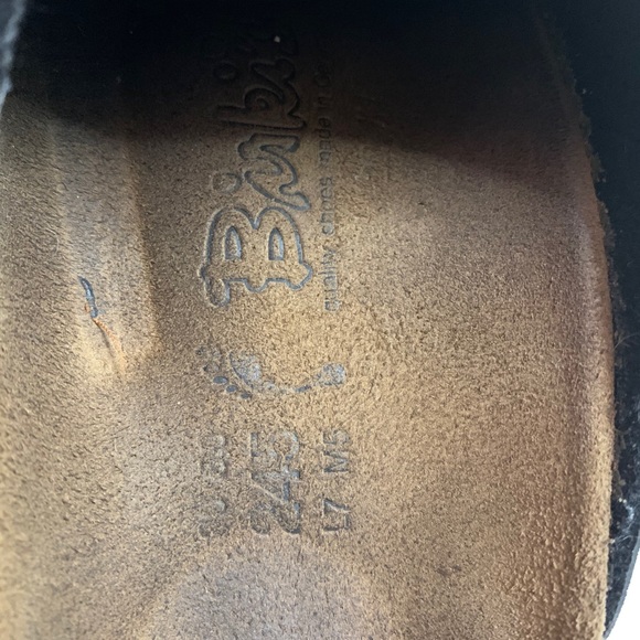 Birkis Black Mule Clog Slip On Size 38 - Picture 2 of 6